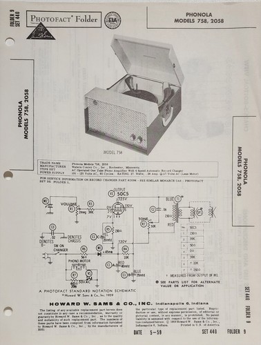 Sams photofact manuale - manuale, di