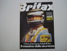 advertising Pubblicità 1979 SABELT BRITAX E RICCARDO PATRESE