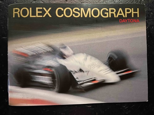 Rolex daytona booklet 1996 - rolex,