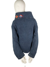 Giacca denim blu fornarina - giacca,