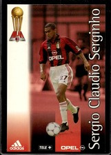 cartolina postcard Calcio Milan 1999/2000 - Serginho