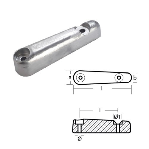 Anodo arneson barra - barra, tecnoseal