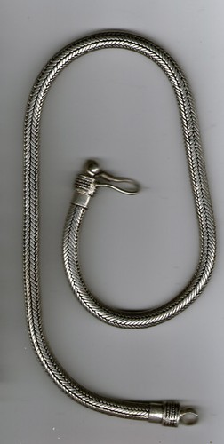 Collana bagno argento indiano - ,