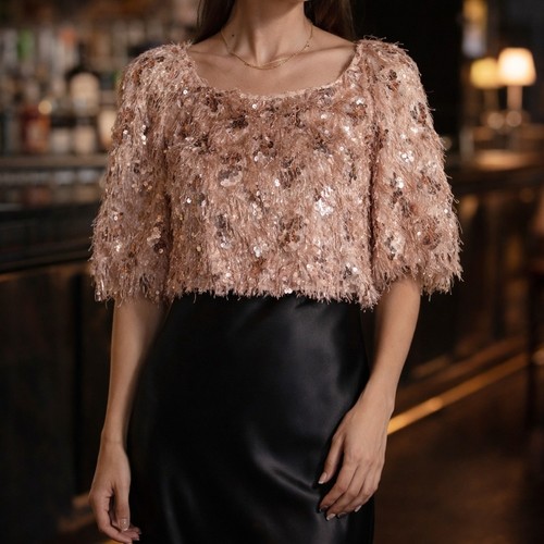 Top zara 8 oro rosa - 6-8,