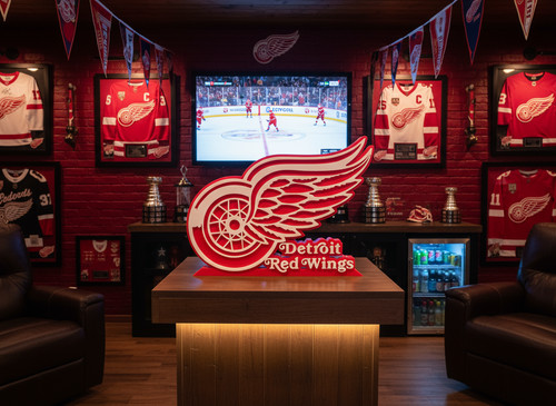 Detroit red wings - wings, 3d