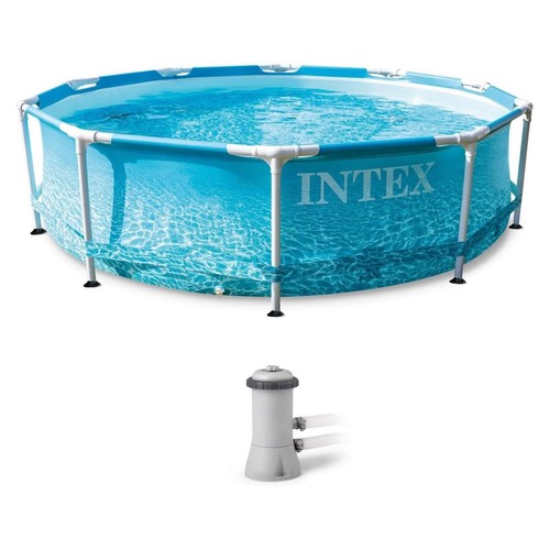 Intex pool beachside metal - intex,