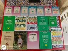 LOTTO 17 X MANUALI GUIDE CACCIA VENATORIA ARMI SEGUGI CINOFILIA STARNE