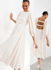Abito midi float asos - float, rosa