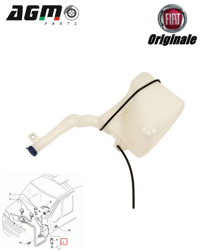 Serbatoio acqua pulizia vetri - serbatoio,
