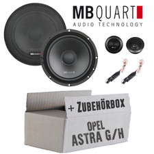 Altoparlante MB Quart per Opel Astra G+H auto auto auto accessori montaggio porta anteriore