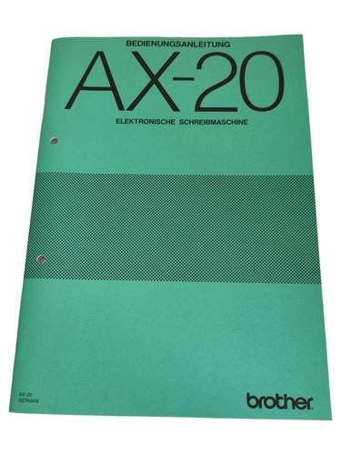 Brother manuale - ax-20,