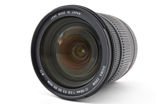 Sigma 50mm ex - 17-50mm, f/2.8
