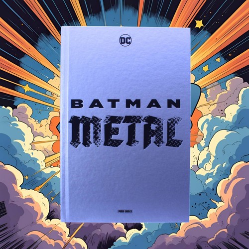 Batman metal comic paperback - batman,