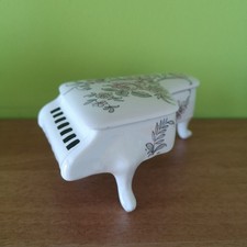 Portagioie scatolina ceramica vintage pianoforte KA Ker Artis
