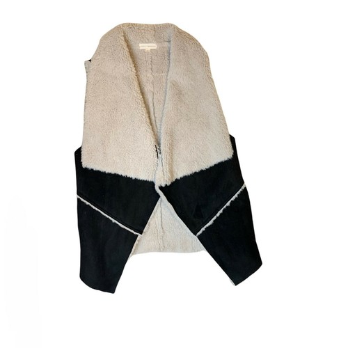 Gilet ecopelle scamosciata - in,