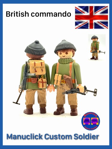 Playmobil custom ww2 soldado - playmobil,