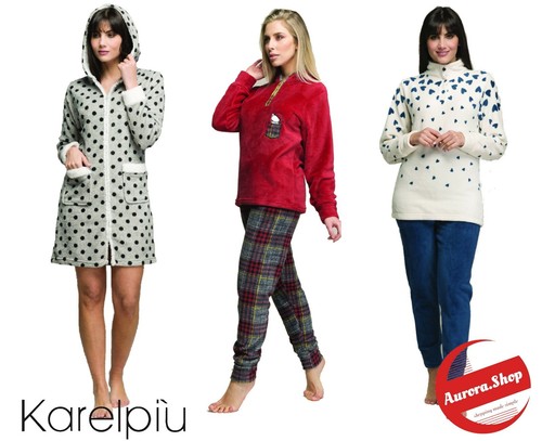 Pigiama donna invernale coral - donna,