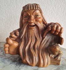ANRI Gnomo Vintage Folletto Troll Legno intagliato ELF ITALY WOOD CARVINGvintage
