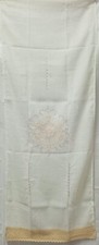 Tendina Misto Lino 60x150 60x240 particolare Ricamo Mano Lavorazione Artigianale