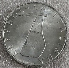 1954 Italy 5 Lire *C680