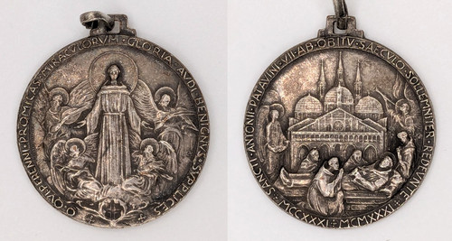 Medaglia vii centenario morte - medaglia,