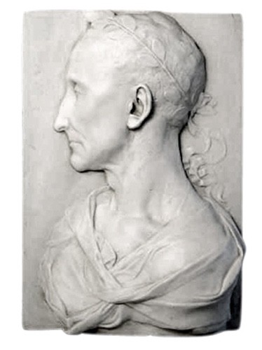 Giulio cesare targa - giulio, rilievo