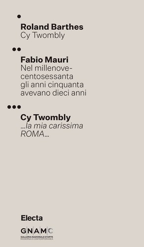 Twombly ediz italiana e - twombly.,