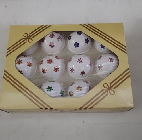 Set palline sfere - 12, natale