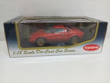 Kyosho Lancia Stratos HF Red 08131R Diecast 1/18-Y1-V33