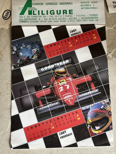 Calendario 1987 con fotografie - calendario,