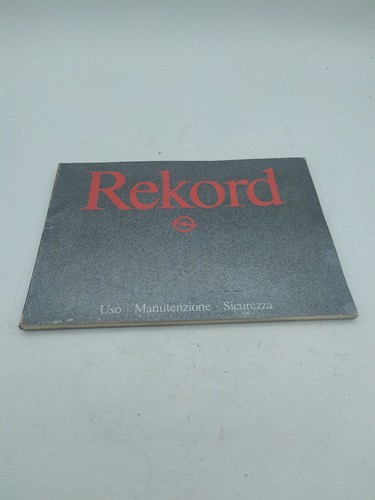 Libretto manuale uso - libretto,