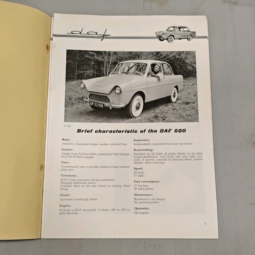 Vintage daf 600 - daf-600, dutch