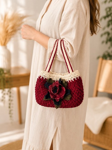 Borsa tracolla rafia - borsa, in