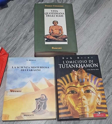 Lotto libri antico - lotto, egitto