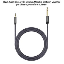 Cavo Audio Stereo TRS 6.35mm