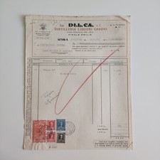 1954 Di.L.Ca. Srl Distilleria Liquori Casoni Finale Emilia  Fattura C01314