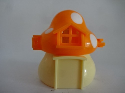 Puffi casa dei - puffi, con
