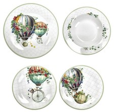 Piatti in Porcellana 18 Pezzi