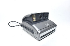 Polaroid One 600 fotocamera pellicola istantanea vintage - nero e argento testata funzionante