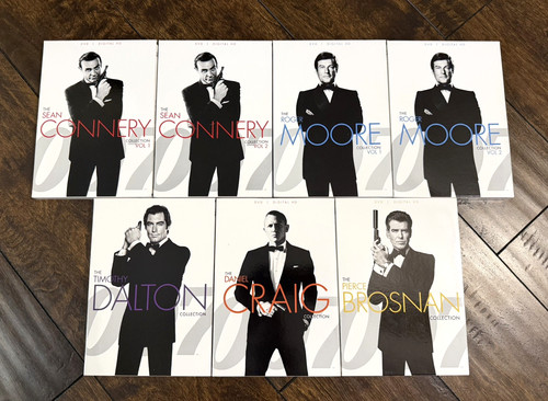 James bond 007 dvd collection - james,