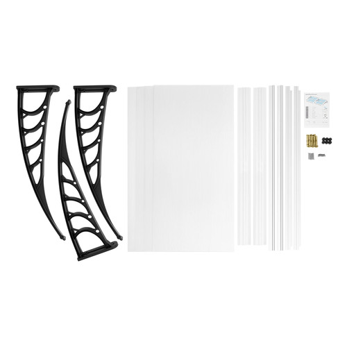 Auvent porte transparent - auvent, de