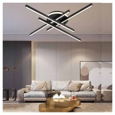 PLAFONIERA A LED 45 W NERO DA