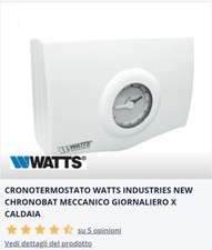 Watts Termostato elettronico con orologio meccanico