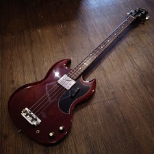 (Greco) Basso usato anni 70 EB-270 MIJ Vintage EB-0 SG rosso ciliegia scala 3...