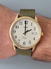 Orologio Uomo Timex Data Indiglo Field Quarzo. Batteria nuova e fascia Maratac!