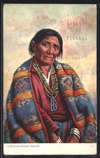 Cartolina navajo donna - cartolina, a