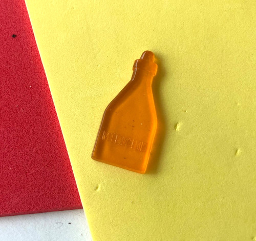 Bottiglia medicina plastica - *bottiglia,