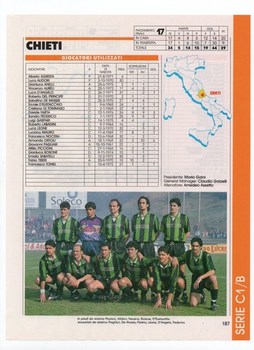 Chieti serie 1993 - c1/b, 1993-1994