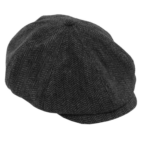 Cappello piatto nero - cappello, adulti