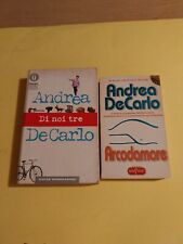 LOTTO 2 LIBRI ARCODAMORE - DI NOI TRE  ANDREA DE CARLO